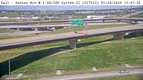 Traffic Cam IC - Kansas Ave @ I-80/380 System IC (33)